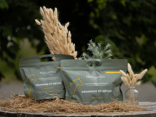Nellumbo - Argile pour chevaux - Drainage & Détox - 1,5KG